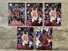 1997 Upper Deck Michael Jordan Air Time Arrival Departure Lot Of 5