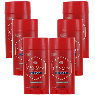 Old Spice Deodorant Classic Original Stick Pack Of 4 - 3.25 oz Each