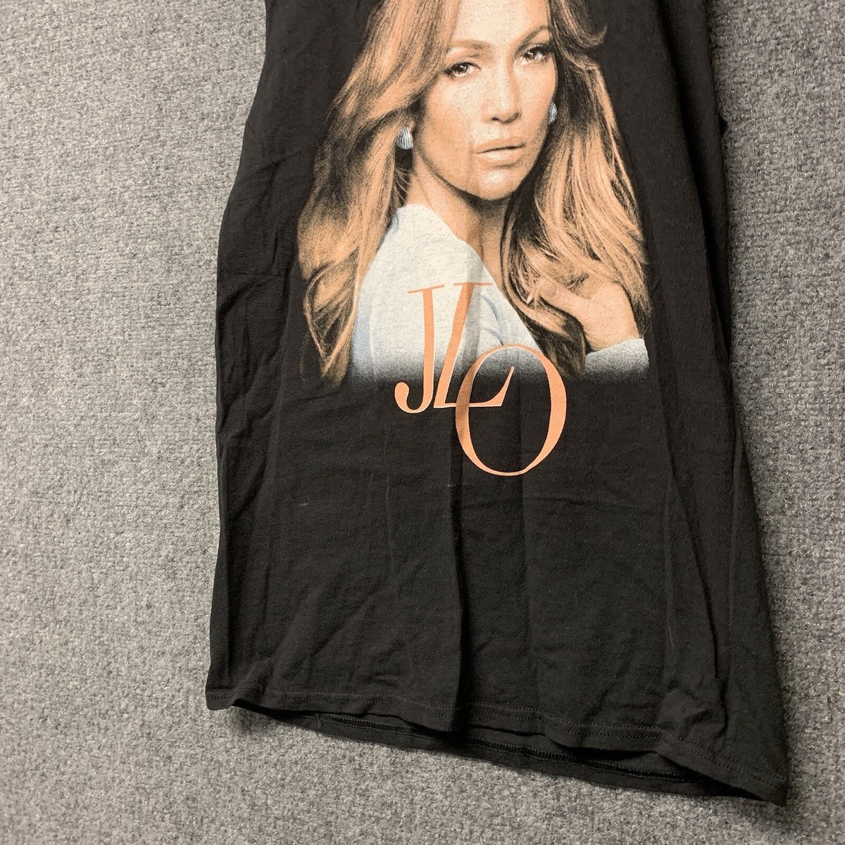 【激レア】2019 ジェニファーロペス 公式ツアーTシャツ J.Lo 黒 L Jennifer Lopez T-shirt Adult Size Small Black Sleeveless JLO Tour