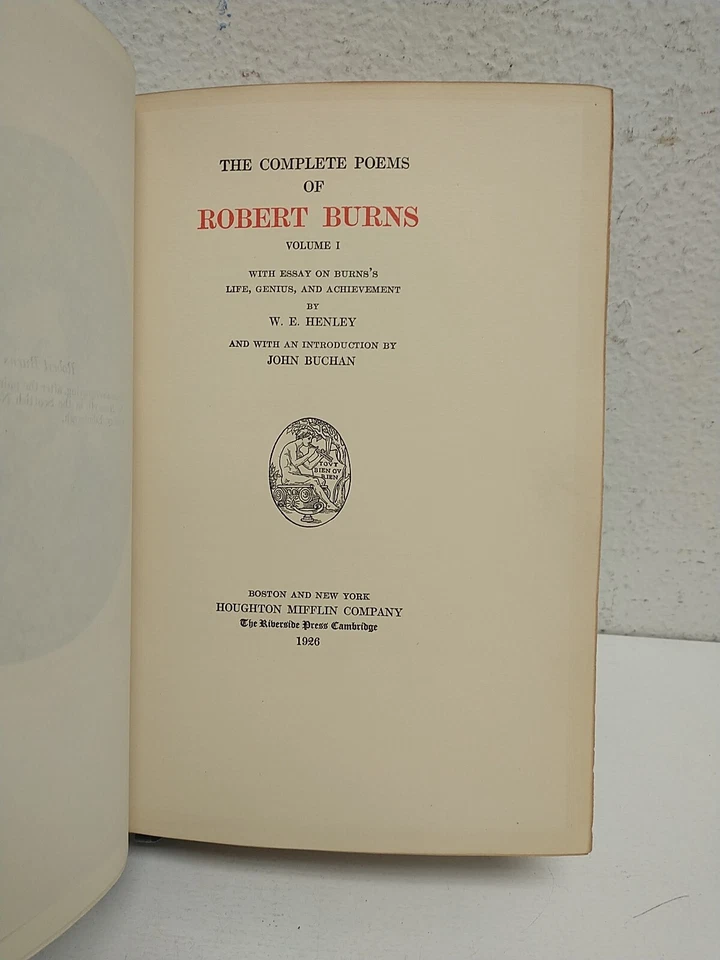 The Complete Writings of Robert Burns Lot of Three (I, IV, VII) 1926 Leather - Image 3 of 4