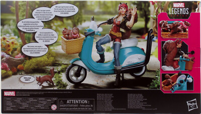 Marvel Legends Squirrel Girl　スクイレルガール Amazon.com: Marvel Legends Squirrel Girl on Scooter : Toys