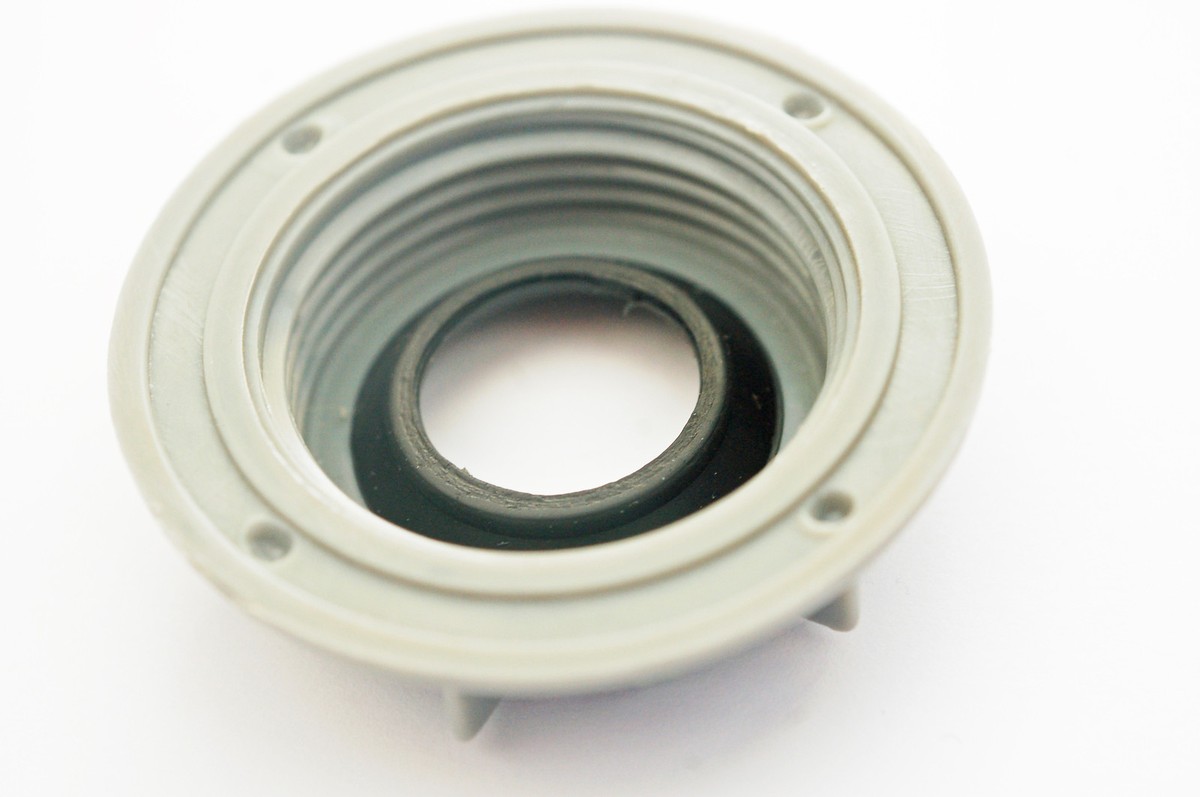 Genuine Baumatic & Kenwood Dishwasher External Pipe Locking Nut - Grey, Part #673001600021, OEM Replacement