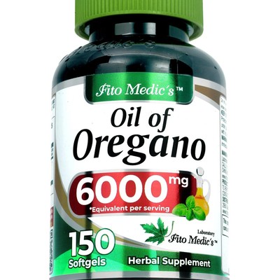 Aceite de Oregano Potente Antibiotico H Pylori, Cura reflujo, Molestia 6000mg