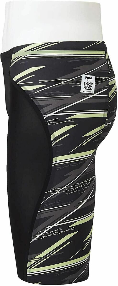 MIZUNO Swimsuit Men GX SONIC NEO SL FINA N2MB2005 Black Neo Lime All sizes  F/S