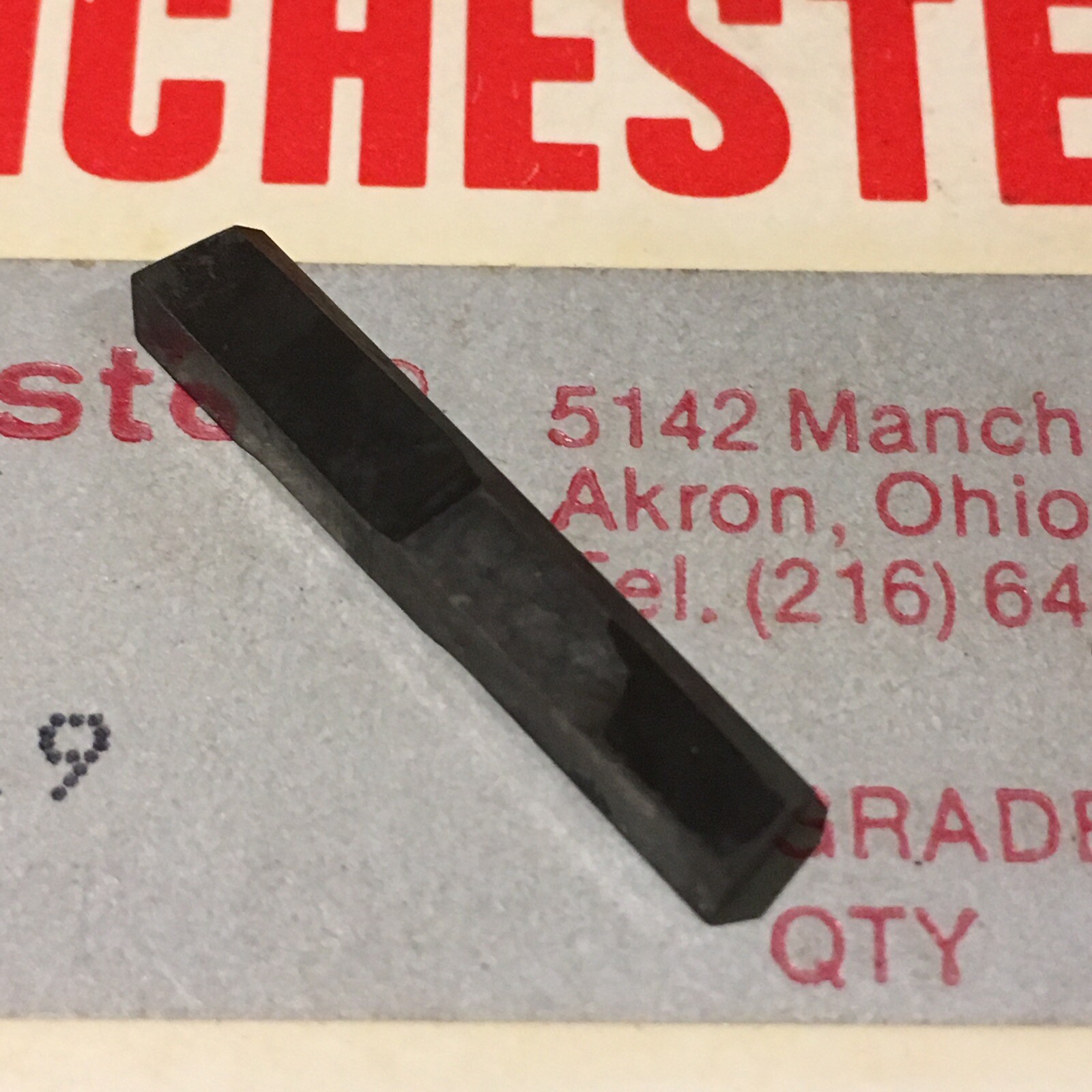 (9x) Manchester Tooling 508219 Grade C5 Dogbone Bits Cutoff Carbide