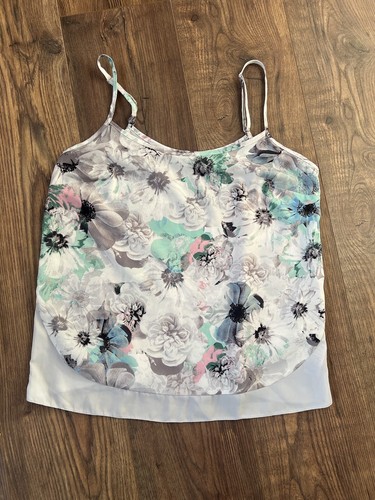 Dorothy Perkins Floral Cami Strappy Camisole Cami Tank Vest Top Size 10