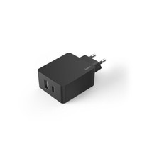 Hama 30W Dual USB-C+A SchnellladegeräT Pd/Qc 3.0