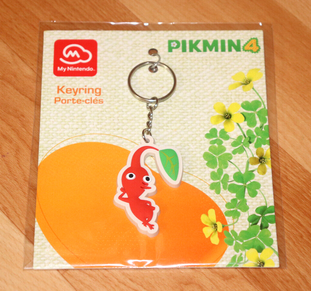 Pikmin 4 Red Pikmin Nintendo Switch Rare Keychain / Keyring | eBay