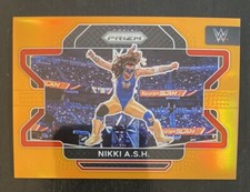 2022 Prizm WWE Nikki A.S.H. Orange Prizm #/99