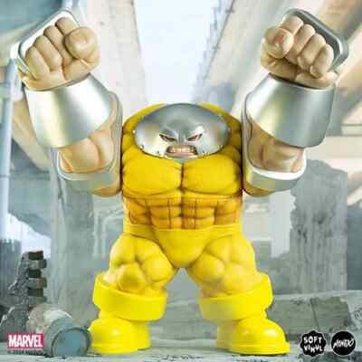 Marvel X-Men Juggernaut Prisoner Yellow Variant Soft Vinyl 12'' FIG BY MONDO
