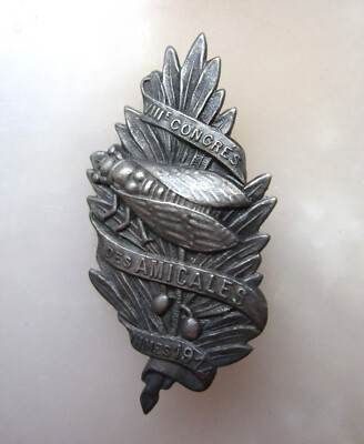 Ancienne Broche Médaillon - Bijou Vintage - Occasion