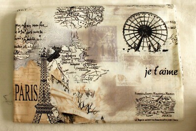 Timeless Treasures Quilting Fabric by the yard Patt # Paris C 1.5YDS