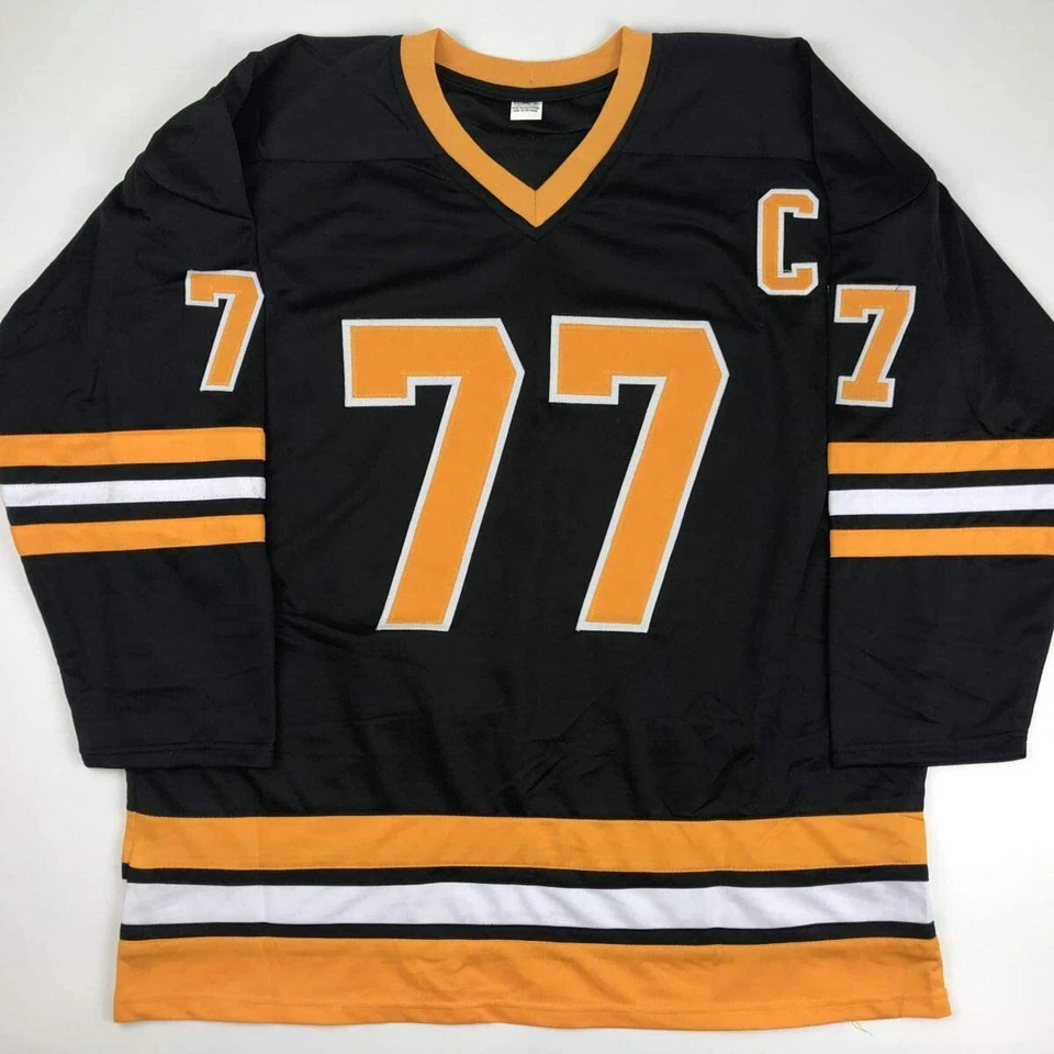 Autographed/Signed RAY BOURQUE Boston Black Hockey Jersey JSA COA Auto - Image 4 of 4