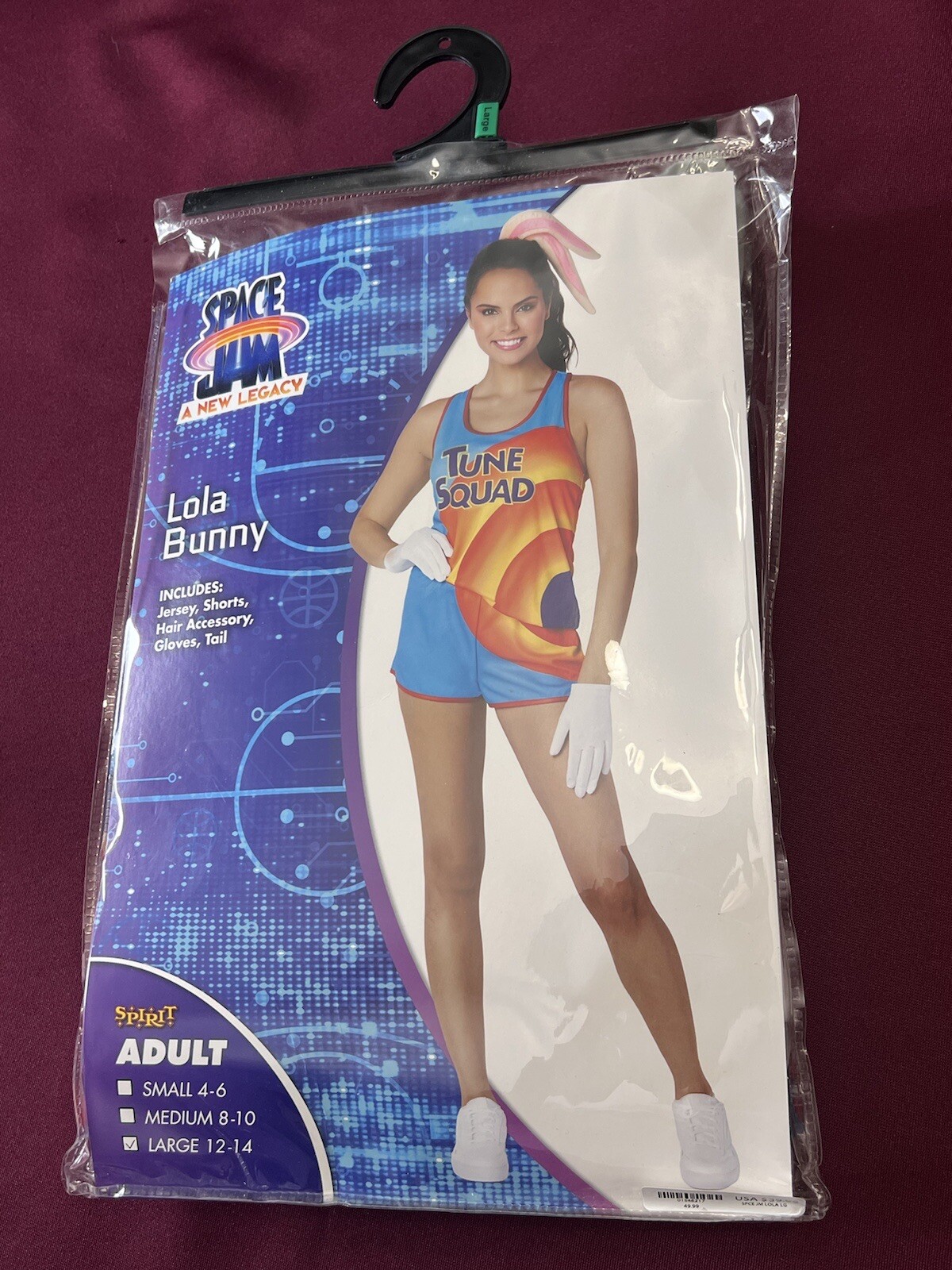 Space Jam Tune Squad Lola Bunny Uniform Halloween Cos… Gem