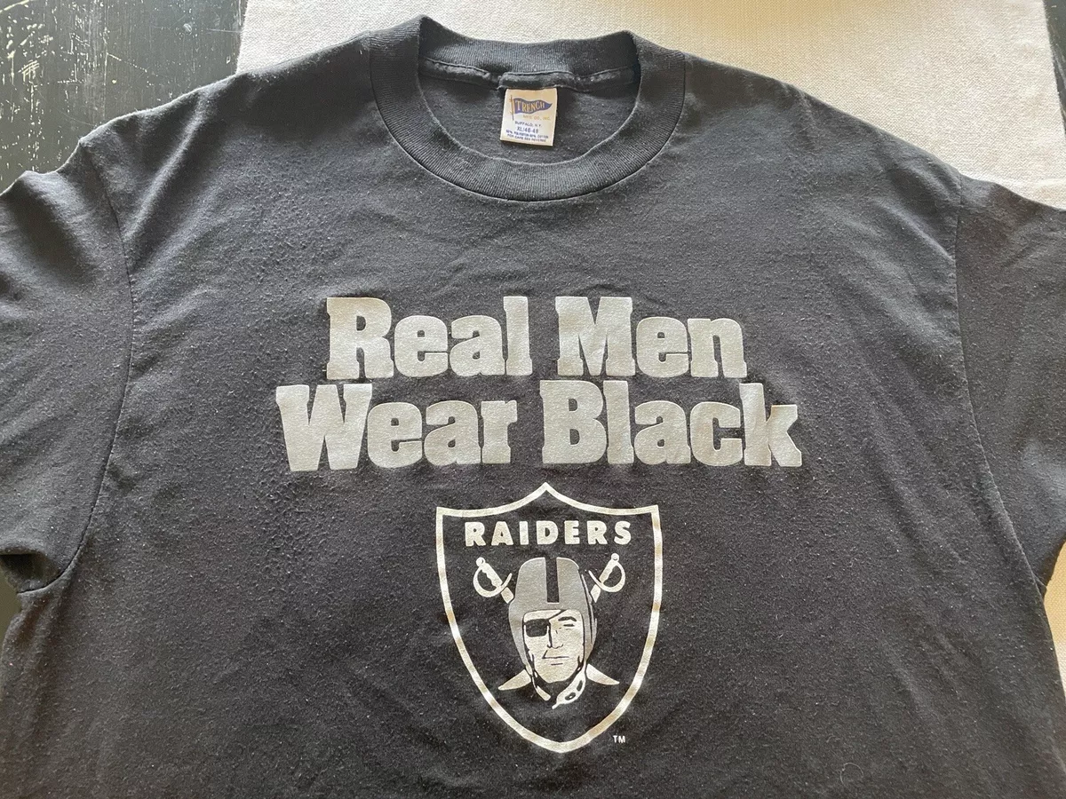 Black on sale raiders shirt