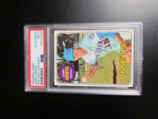 1969 Topps Jerry Grote Signed Baseball Card PSA Encapsulated