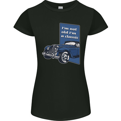 Lustiges Damen-T-Shirt Geburtstag bin nicht alt, ich bin ein Klassiker zierlich geschnitten