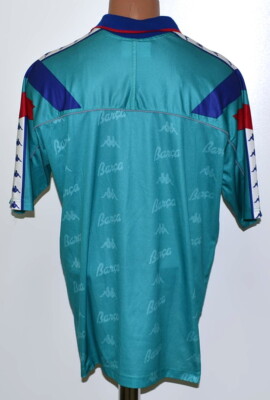 【新品】バルセロナ KAPPA VINTAGE 92-95 ユニフォーム　M 92/95】kappa FCバルセロナ ユニフォーム 90年代 メッシ