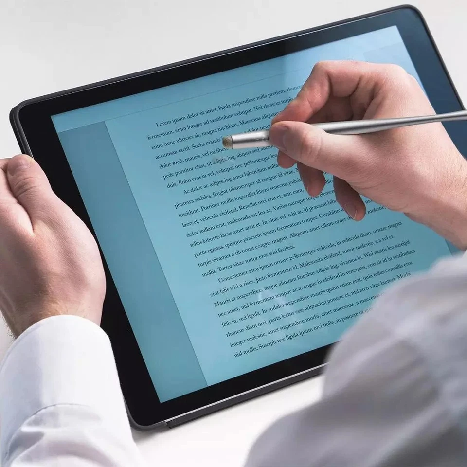 Drawing Stylus Pen Combo Universal Capacitive Touch Screen Fiber Fine Tips Pen - Image 2 of 4