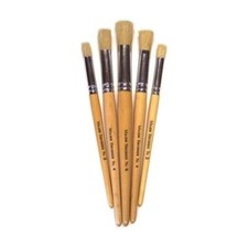 Major Brushes Stencil Painting Stippling brushes Pack of 5