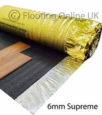 30m2 - 6mm Thick Supreme Sonic Gold - Acoustic Underlay - Wood or Laminate