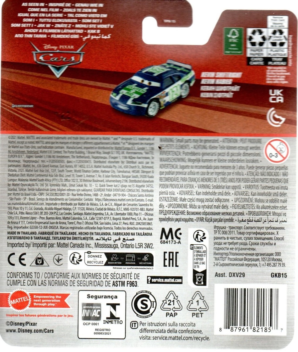 ミニカー Disney Pixar Cars KEVIN SHIFTRIGHT #121 Clutch Aid Racer Disney Cars 1:55 Die-cast