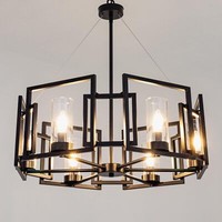 HäNgeleuchte Schwarz HäNgelampe Esszimmer Pendelleuchte Vintage Kronleuchter Dhl
