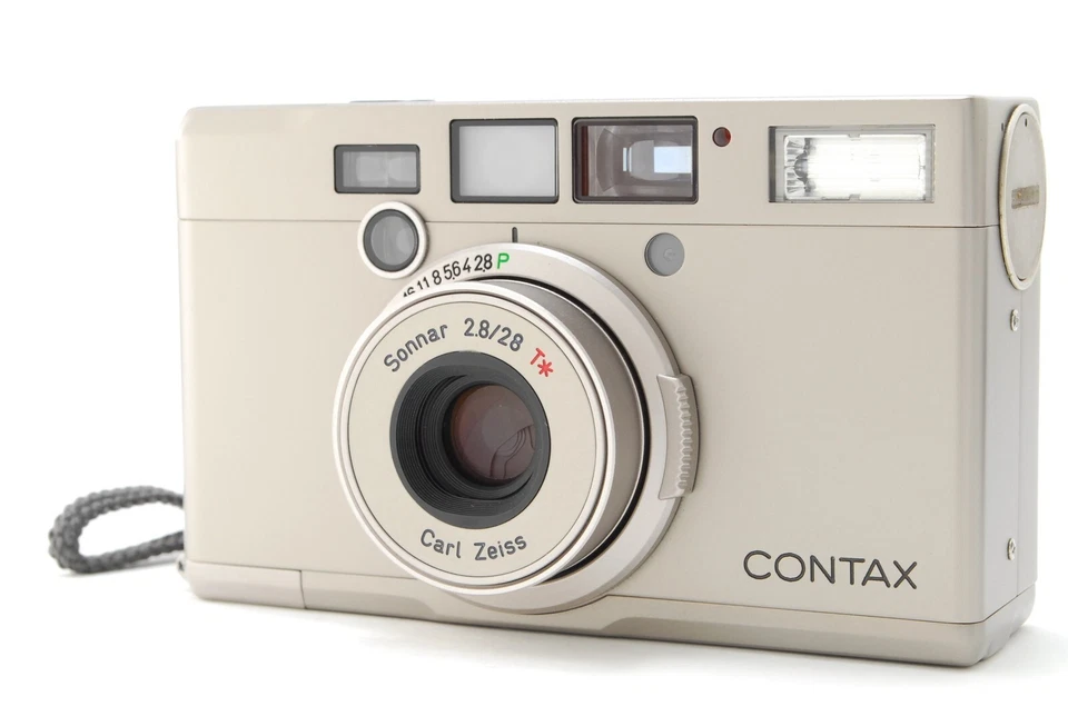[MINT] Contax Tix Carl Zeiss 28mm F/2.8 Point ＆ Shoot APS Film Camera From JAPAN - Image 4 of 4