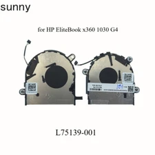 Laptop CPU GPU Cooling Fan for HP EliteBook x360 1030 G4 COOLING FAN L75139-001