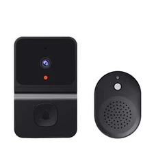 NNEOBA Wireless Doorbell WiFi Camera with Night Vision & Voice Intercom