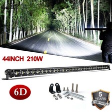 6d Slim Led Light Bar 8 14 20 26 32 38 44 50 Combo For Suv 4x4 Off Road