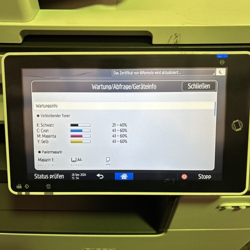Ricoh IM C3000 Farblaserdrucker Multifunktionsgerät A3/A4/A3+ WiFi. Bluetooth - Bild 6 von 17