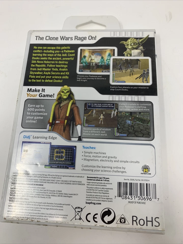 Leapfrog Didj Custom Learning Game: Star Wars: Jedi Trials (Didj, 2009) - Image 2 of 4