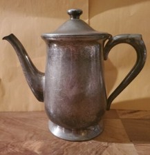 Vintage Oneida United Airlines Silver Plate 8” Teapot 5 cup Silverplate