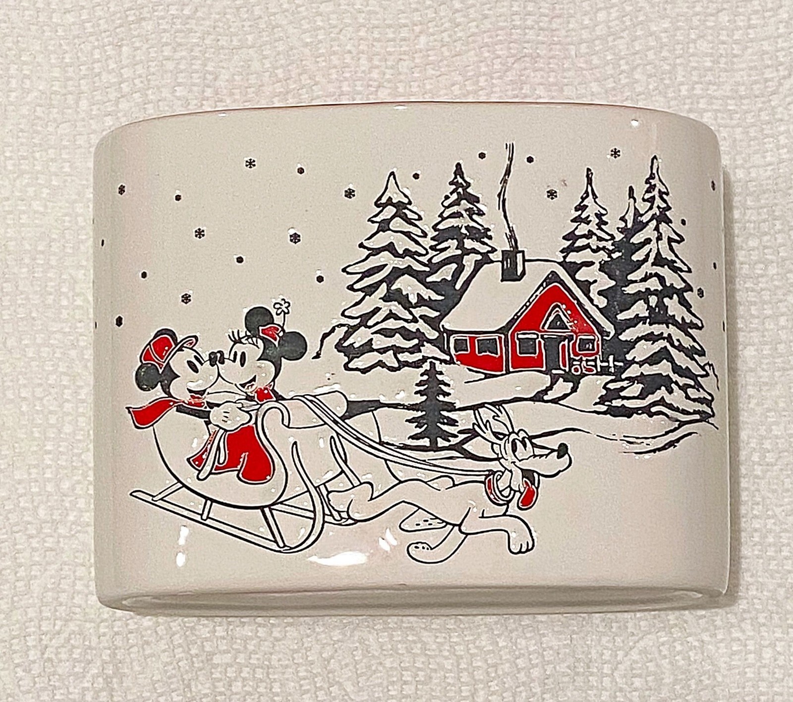 Mickey & Minnie Mouse Holiday Toothbrush Holder