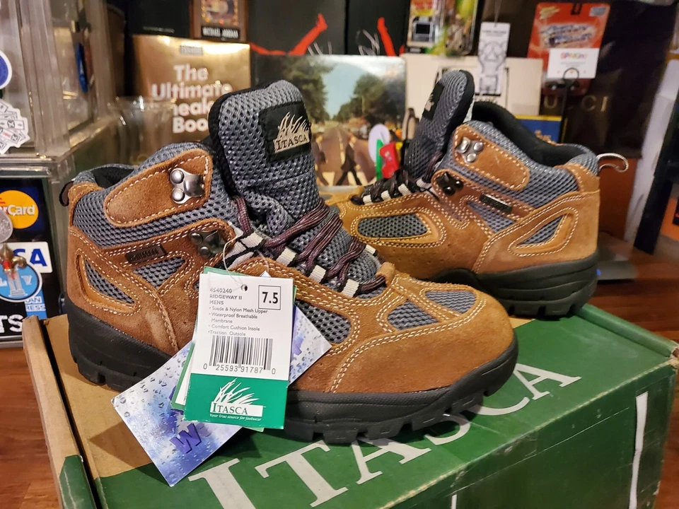 Men's Size 7.5 ITASCA Ridgeway II Waterproof Hiking Work Boot +box FREE SHIP - Image 4 of 4