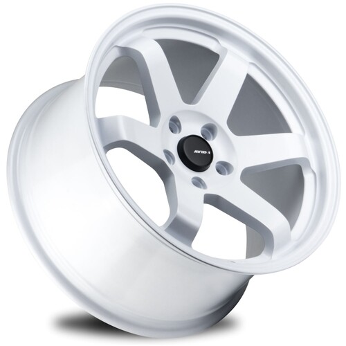 (1) 18x9.5 +38 Avid 1 AV-06 5x114.3 Matte White Wheel - Bild 2 von 3