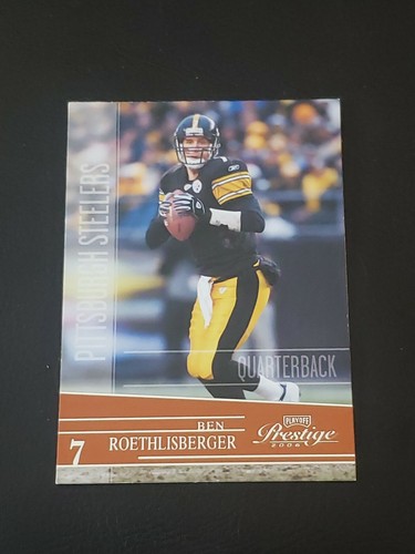 2006 Playoff Prestige Football Card #117 Ben Roethlisberger - Picture 1 of 2