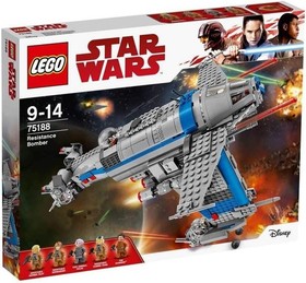 LEGO 75188 Star Wars Resistance Bomber Last Jedi Poe Dameron 780 Pieces New
