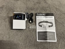 Premier Pet Bark Collar with Digital Display 8 Lbs  Brand New, No Box 