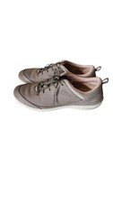 ECCO Arizona Womens Shoes Warm Grey/Rose Dust Sonita Low cut lace-Eu-40-US-9