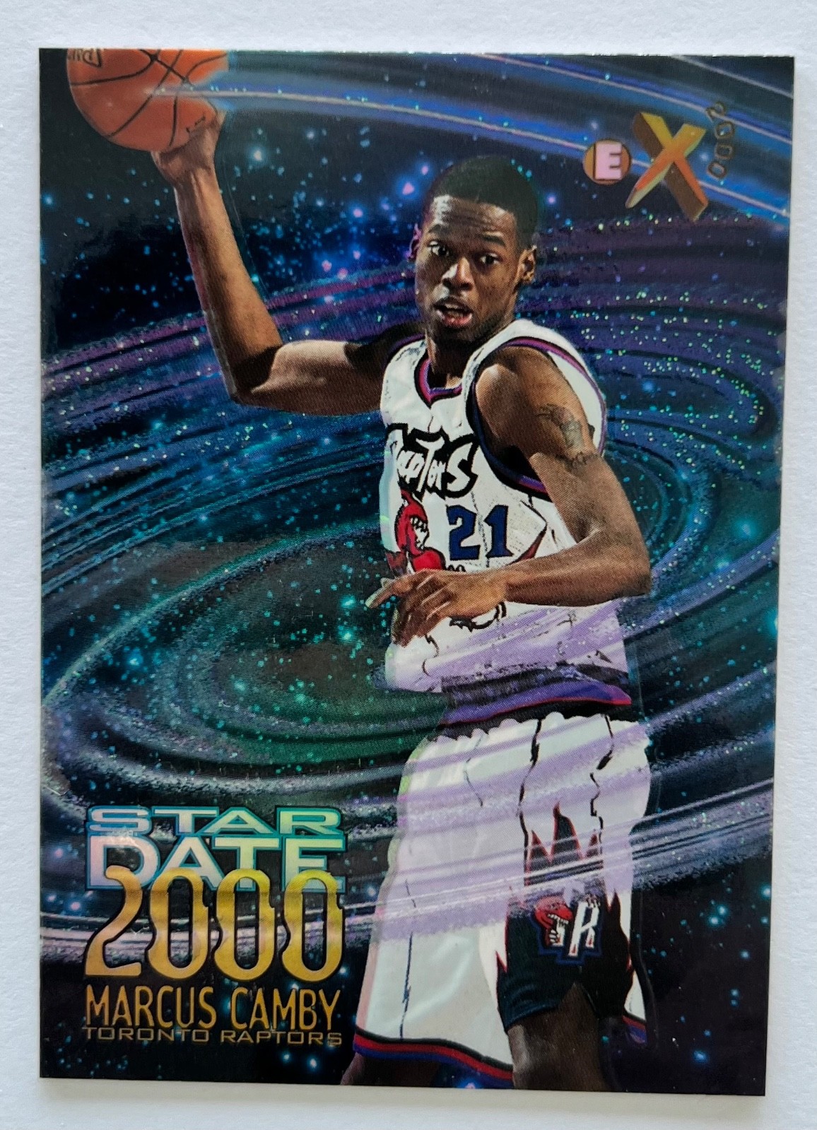 1996-97 Skybox E-X2000 - Star Date 2000 Marcus Camby #4 (RC)