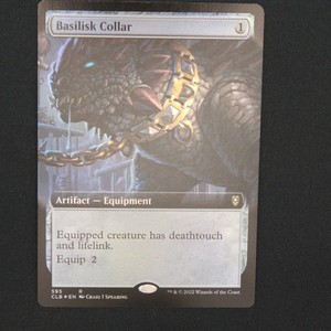 Basilisk Collar (Extended Art) Commander Legends: Battle for Baldur's Gate Foil