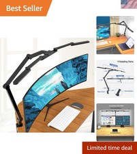 LED Desk Lamp with Clamp, 41.5" Clamp on Architect Desk Lamp for Home Office,...