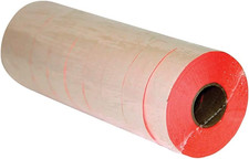 6.22, 7.22, 8.22, Florescent Label Gun Labels with Security Cut, 9 Rolls Totalin