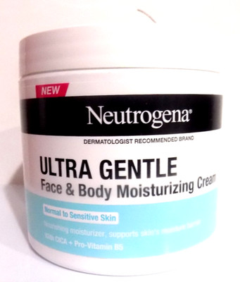 SEALED~Neutrogena Ultra Gentle Face and Body Moisturizing Cream (11 oz.)