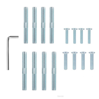 17PCS Cat Scratching Post Screws, Cat Tree Parts with Allen Wrench M10 M8 Sc