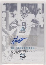 2018 Panini Luminance Rookie Ink Platinum Blue 16/25 Bo Scarbrough Auto 0r2f