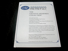 1 pk Creative Memories 8x10 Page Protectors 16 Sheets 32 Pages Old Style New