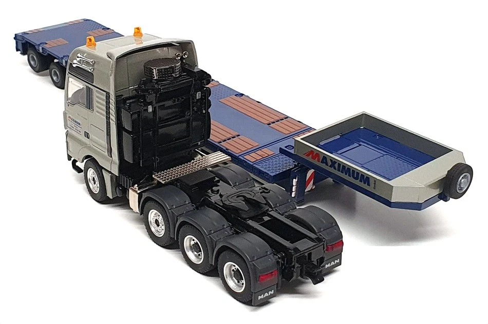 Conrad escala 1/50 70178/01 - MAN TGX XXL SLT con semirremolque Goldhofer STZ-H6 Foto 4 de 4